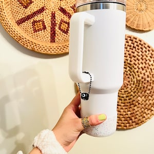 Tumbler Cup Charm Stanley Tumbler Charm Personalized Water Bottle Charm Wine Glass Charm Drink Accessory Tumbler Handle Charm Gift For Her
