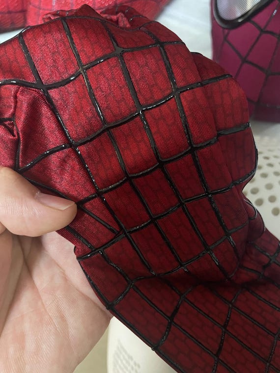 Spiderman Screen Printing Gloves – Long Red Cosplay Hand
