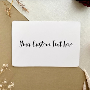 Custom Card | Handmade, Cute Holiday Christmas Card, Special Occasion, Calligraphy, Watercolour Style, Individually Hand Drawn