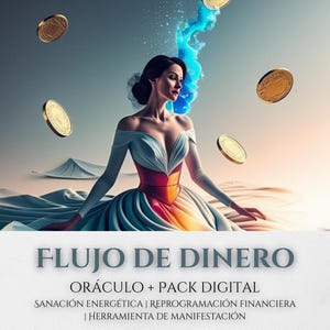 Oráculo Digital de Flujo de Dinero | Cartas de Abundancia + Workbook Energético | Activa tu Prosperidad Interior