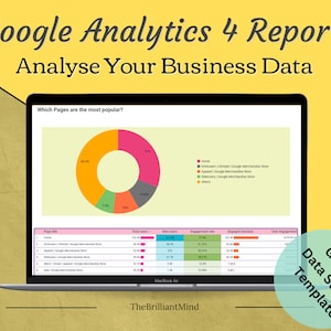 Google Analytics 4 Data Studio Reports, GA4 Reports, Best Template, Small Business Google Data Analytics Reports