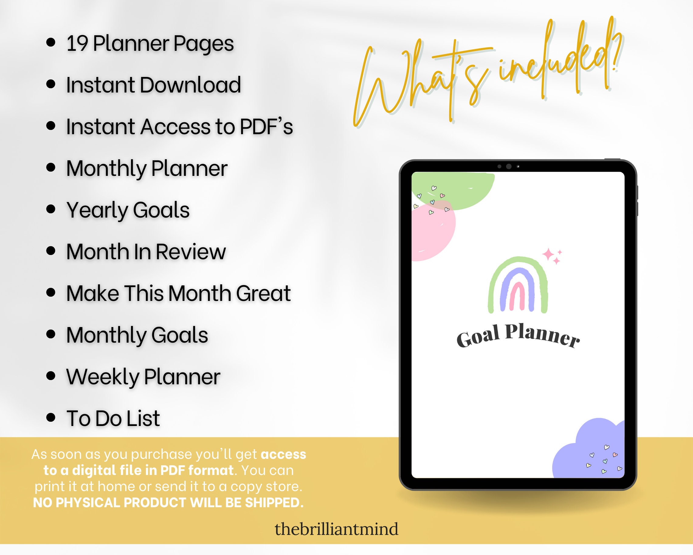 7 in 1 Planner Bundle for Your Daily Work Life Daily Life, Goal, Meal ...