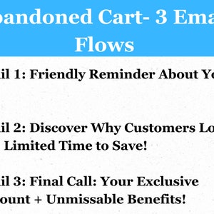 Email Marketing - Abandoned Cart