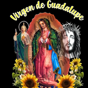 Virgen de Guadalupe, Señora de Guadalupe, PNG Descarga Instantánea, Diseño de Camiseta.