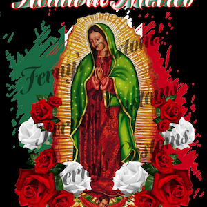 Virgen de Guadalupe, Señora de Guadalupe, PNG Descarga Instantánea, Diseño de Camiseta.