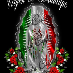 Virgen de Guadalupe, Señora de Guadalupe, PNG Descarga Instantánea, Diseño de Camiseta.