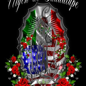 Virgen de Guadalupe, Señora de Guadalupe, PNG Descarga Instantánea, Diseño de Camiseta.