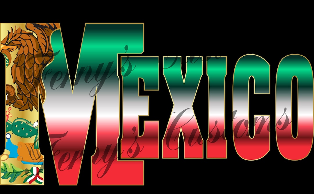 Mexico Tri Color With Escudo PNG File, Mexico Logo, Mexico PNG File ...