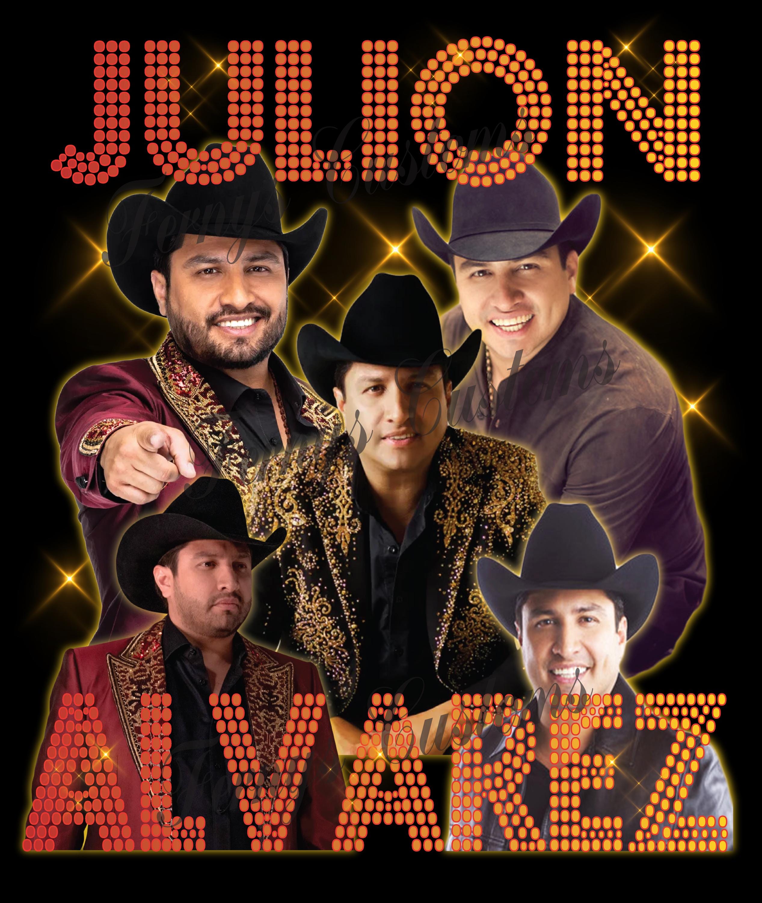 Julion Alvarez PNG File, Mexican Singer Julian Alvarez PNG, PNG Instant Download, T-Shirt Design.