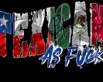 Texican, Texican Logo, Mexico and Texas, PNG File Texican Design PNG, T-shirt Design PNG