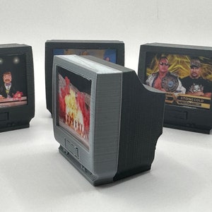 Mini CRT TV 3 Models, 5 Color Options Personalize with the Image of Your Choice image 5