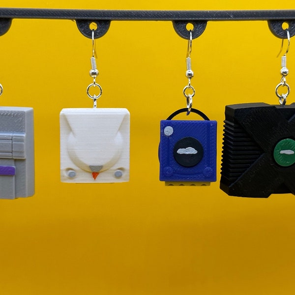 Retro Game Console Earrings