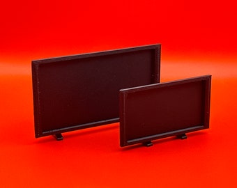 Miniature HDTV - Personalize with the Image of Your Choice! - Attaches to our Bookshelf or Stands Freely