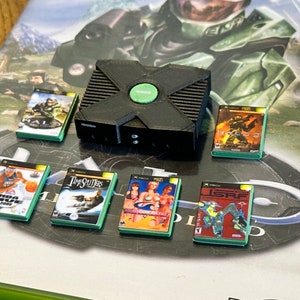 Mini Xbase Games - for Dollhouse, Shelf, or Desktop Displays - Games ONLY - Console and TV sold separately