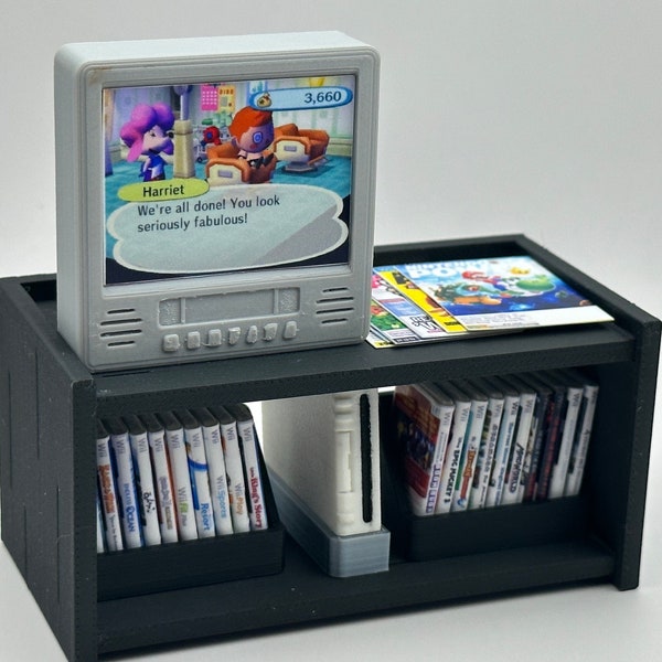 Pretendo Weee! Mini Collection - Includes Console, Games, TV, Bookshelf, and Magazines!