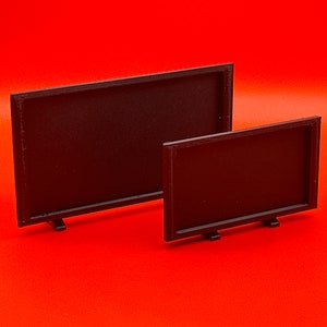 Large HDTV
(80 x 45 x 6.3 mm)

Small HDTV
(58 x 32 x 6.3 mm)