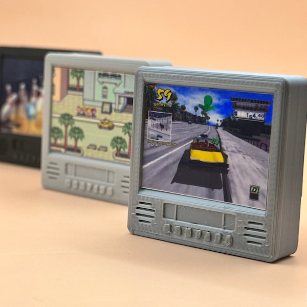 Mini CRT TV - 3 Models, 5 Color Options- Personalize with the Image of Your Choice!