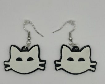 Cat Face Earrings