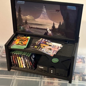 Xbase OG Mini Collection Includes Console, TV, Bookshelf, Magazines, and Games your choice of 10, 20, or none image 5