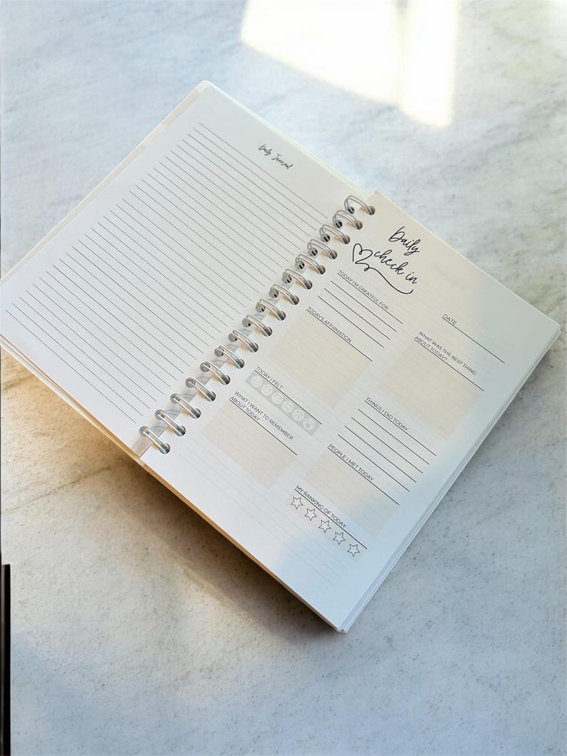 Daily Reflection Journal: A5 Guided Mood Tracker for Self-Care image 4