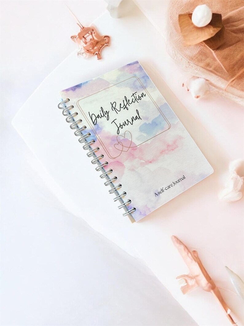 Daily Reflection Journal: A5 Guided Mood Tracker for Self-Care image 10