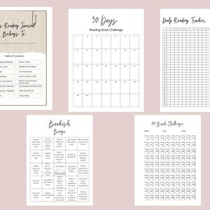 Reading Journal 8×10 Personalized – Book Tracker, Reading Goals & Reviews | BookTok imagem 5