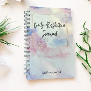 Daily Reflection Journal: A5 Guided Mood Tracker for Self-Care image 1