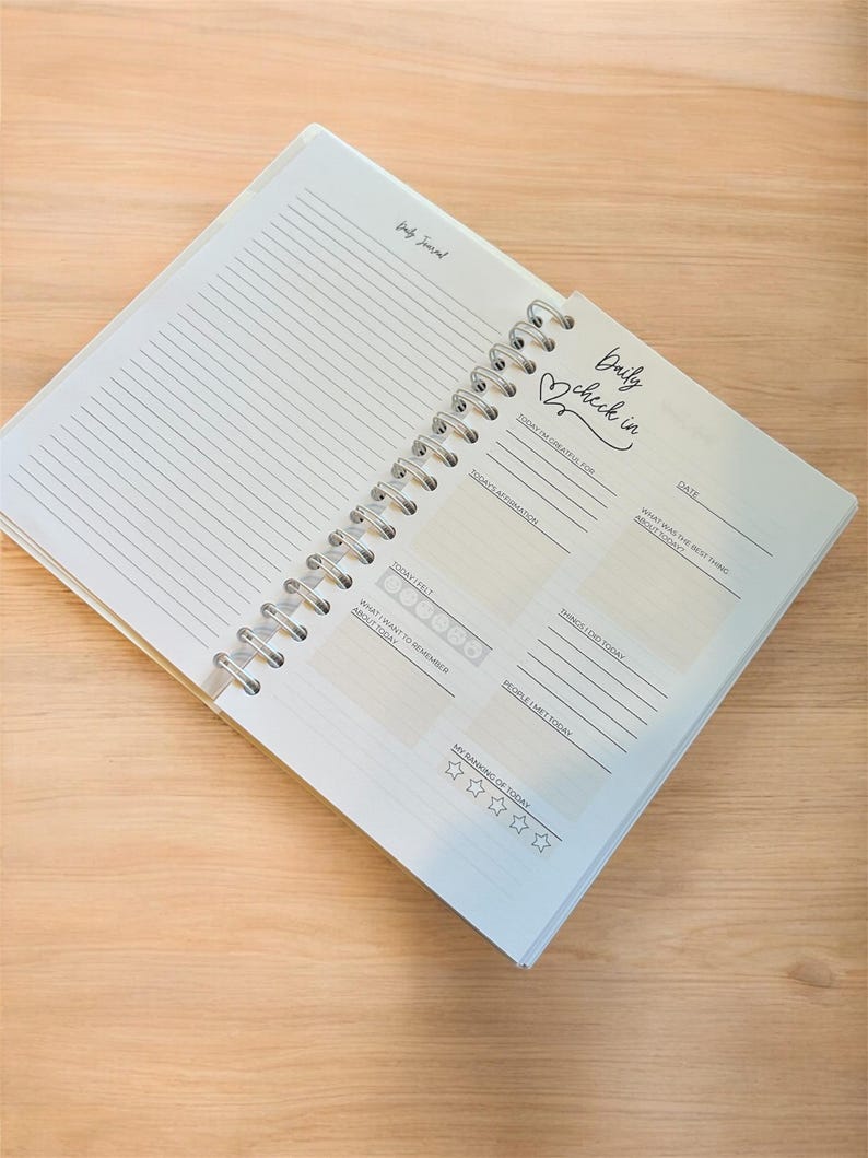 Daily Reflection Journal: A5 Guided Mood Tracker for Self-Care image 5