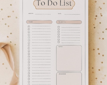 A5 To Do List Notepad: Daily Task Planner with Priorities