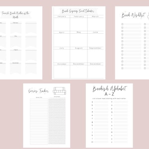 Reading Journal 8×10 Personalized – Book Tracker, Reading Goals & Reviews | BookTok imagem 6