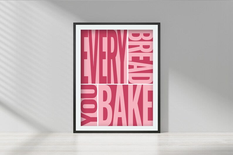 Kitchen Decor / Set of 4 / Printable Wall Art / Gift for Home Cooks