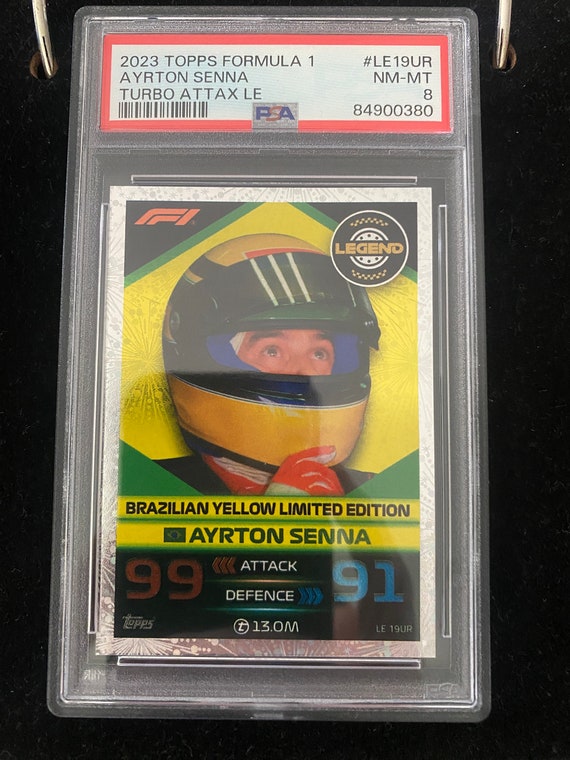 Ayrton Senna PSA Graded Card - Etsy
