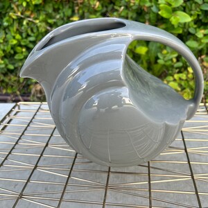 Vintage Hall Pottery Gray Jug Pitcher Vase