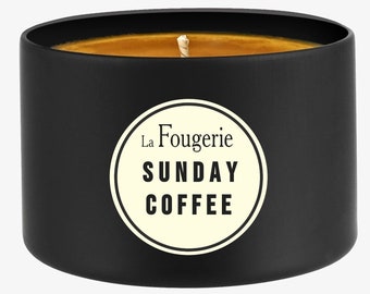 Sunday Coffee - Coffee, Hazelnut and Caramel Scented Candle | Gift Idea | Turn Your Home to a Coffee Shop | 7 OZ
