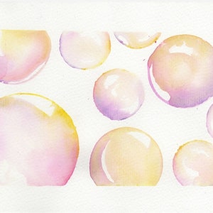 Watercolor Bubbles