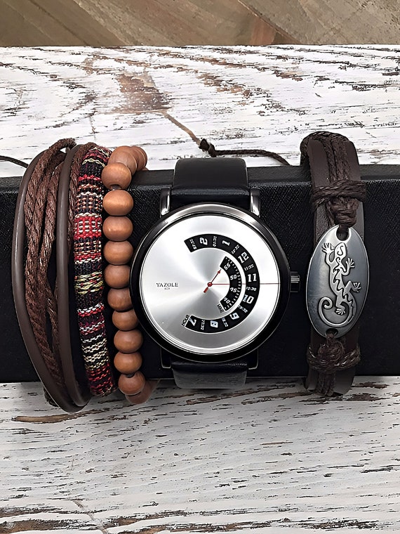 Details more than 146 mens watch bracelet combo kidsdream.edu.vn