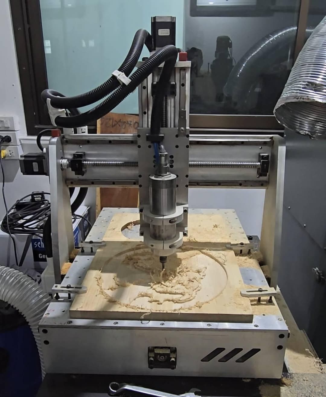Compas Router Cnc Plan CNC Router Plans | Detailed Full 3D CAD & PDF Drawings | 4 Axis | Easy ...