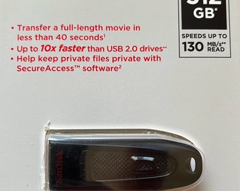 USB Stick Sandisk 512 GB with Linux OS - Arcade