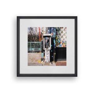 New York City Street Photography Fine Art Print - Urban Phone Graffiti Art Decor - NYC Wall Art Print - Cityscape Photo - Modern Home Decor