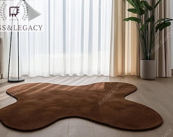 Hand-Tufted Wool Area Rug: Modern Multi-Color Design