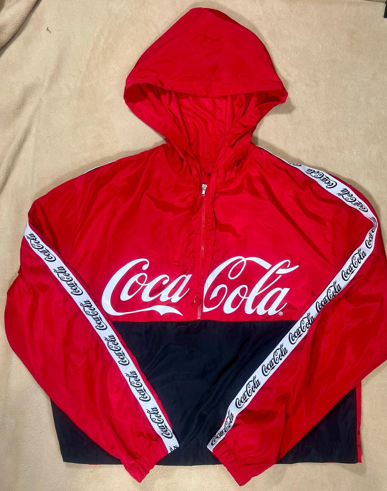 Coca Cola Windbreaker - Etsy
