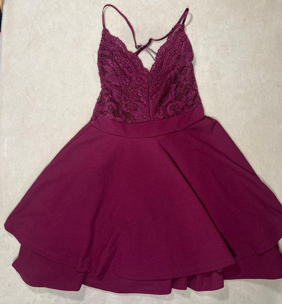 chinese dress ladies Shadow Angel Burgundy Dress  ShirtsNThingsAZ