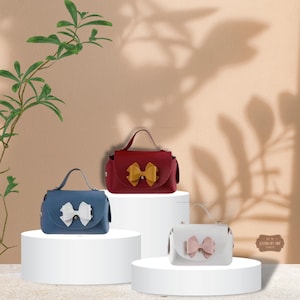PU Leather lipstick holder / contact lens holder / coin wallet keychain