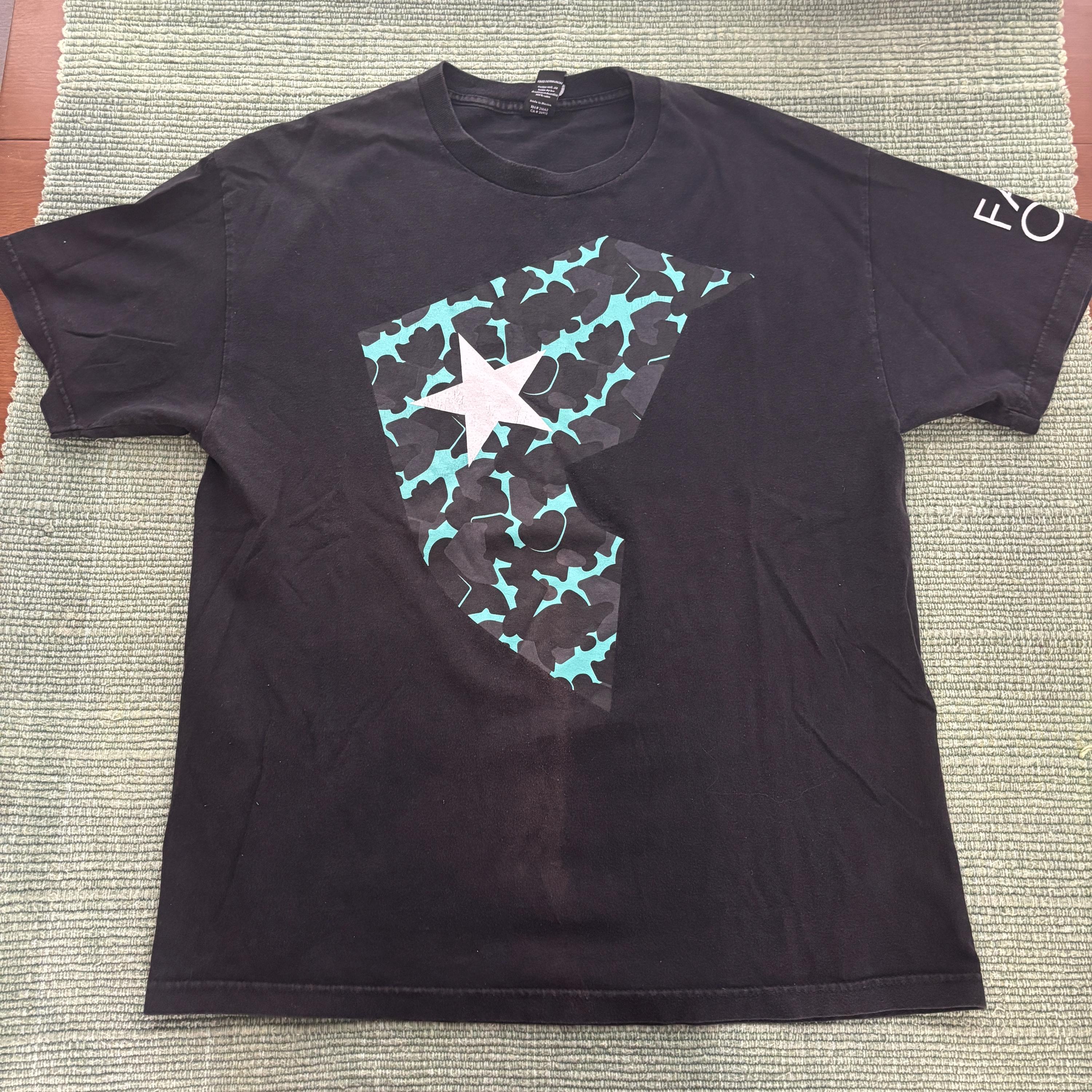 Vintage Y2K Famous Stars & Straps Faded Black Camo Tee Sz XL - Etsy