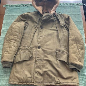 50s~60s B-9 military jacket 民生品 Vintage 50s B-9 Parka Flight Military Split Hood Jacket - Etsy