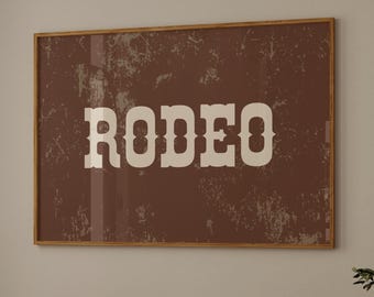 Howdy Wall Art | Cowboy Typography Print | Rustic Country Decor | Farmhouse Printable Quote