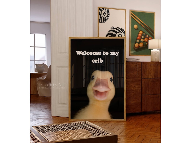 Welcome to My Crib Duck Wall Art