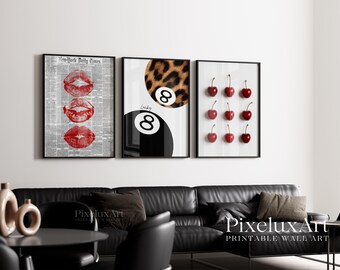 Stockholm Style Gallery Leopard Fashion Poster Set – 6 Trendy Posters, Y2K Fashion Decor, Aesthetic Leopard Print, Apartment, image 4