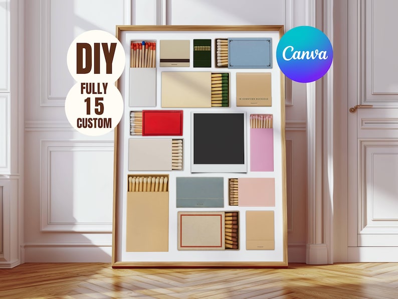 DIY Canva Matchbook Template