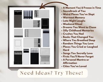 Black & White Matchbook Canva Template • DIY Custom Matches Poster • Personalized Matchbox Digital Download • Editable Matchbook Blank Art, image 9